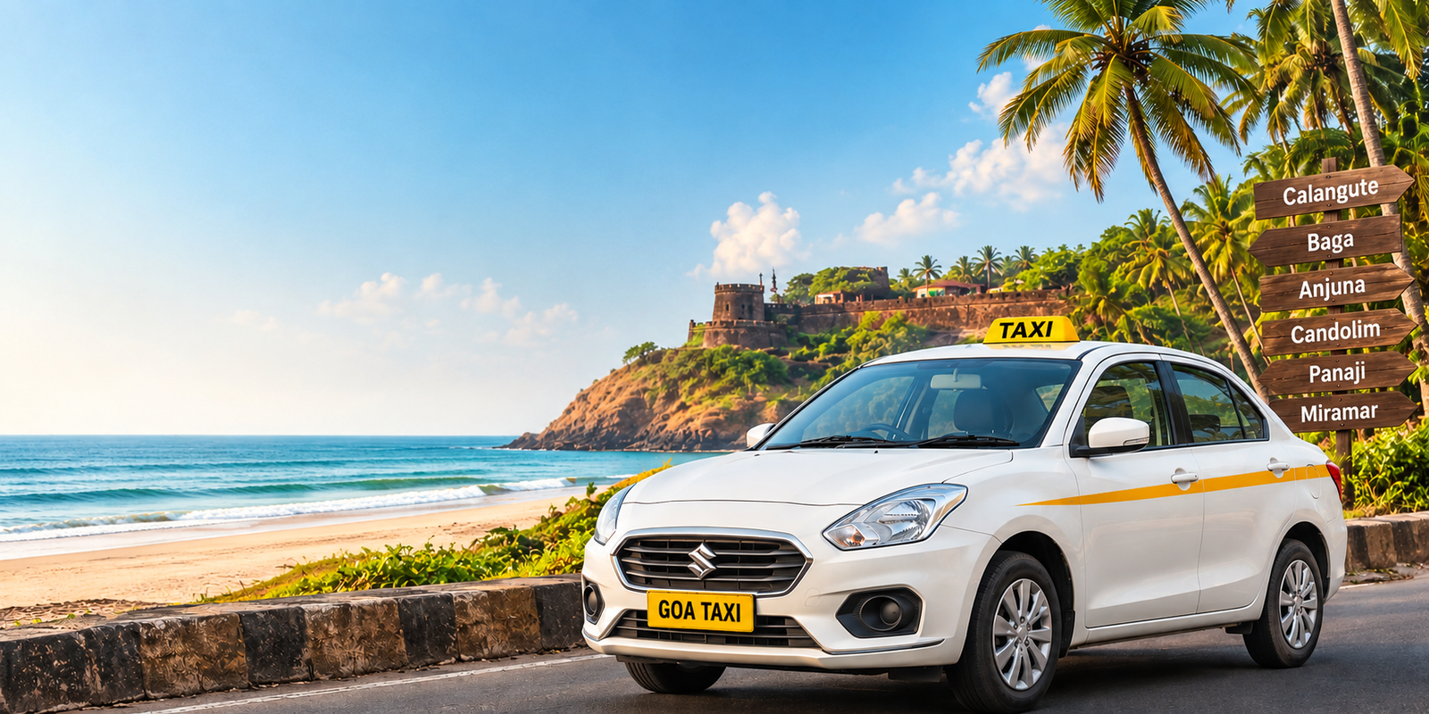 Local taxi service in Goa